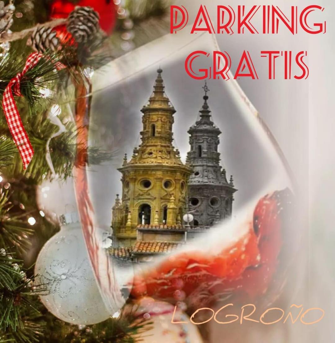 شقة Gonzalo De Berceo 15 " Calidad-Sobrio" And " Free Private Parking " لوغرونيو المظهر الخارجي الصورة